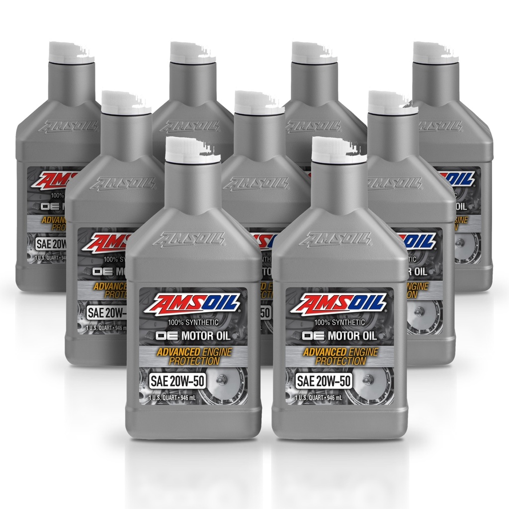 Kit 9 Litros ACEITE SINTETICO OE 20W-50 AMSOIL LITRO AMSOIL