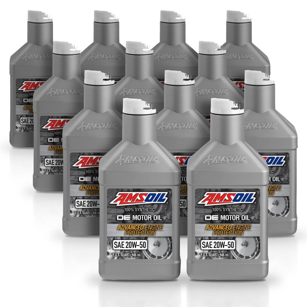 Kit 12 Litros ACEITE SINTETICO OE 20W-50 AMSOIL LITRO AMSOIL