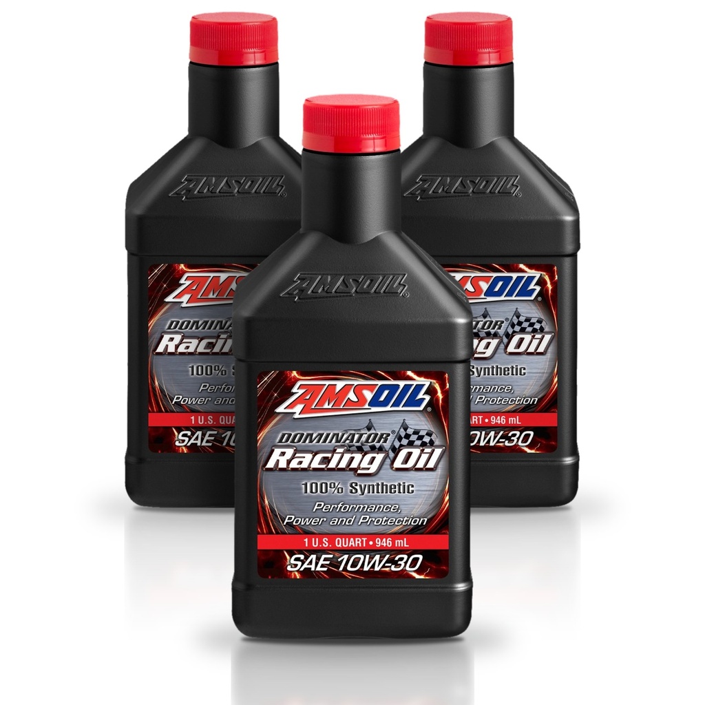 Kit 3 Litros DOMINATOR® SAE 10W-30 Synthetic Racing Oil AMSOIL