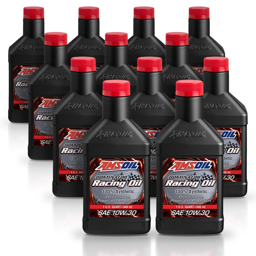 Kit 12 Litros DOMINATOR® SAE 10W-30 Synthetic Racing Oil AMSOIL