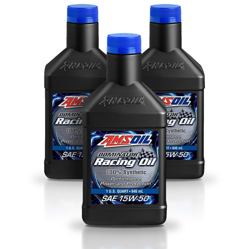 Kit 3 Litros DOMINATOR® SAE 15W-50 Synthetic Racing Oil AMSOIL