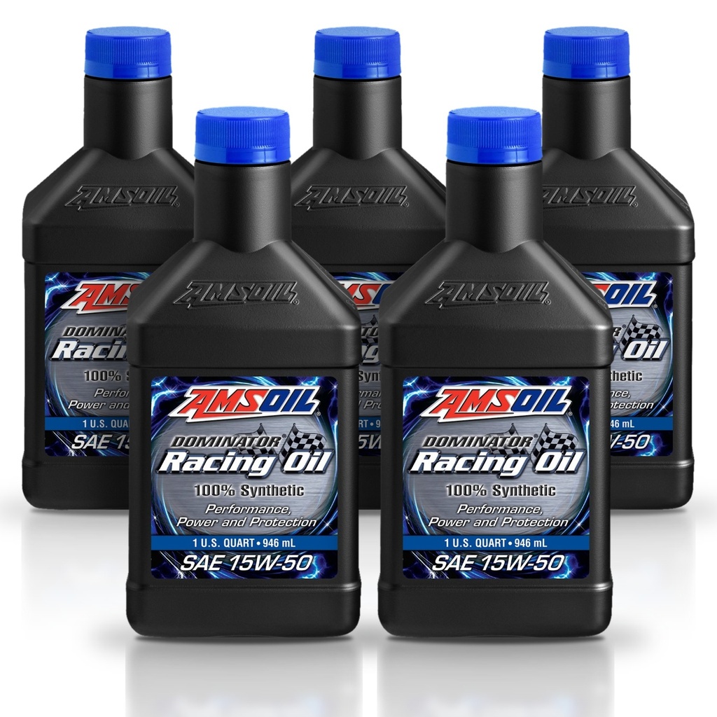 Kit 5 Litros DOMINATOR® SAE 15W-50 Synthetic Racing Oil AMSOIL