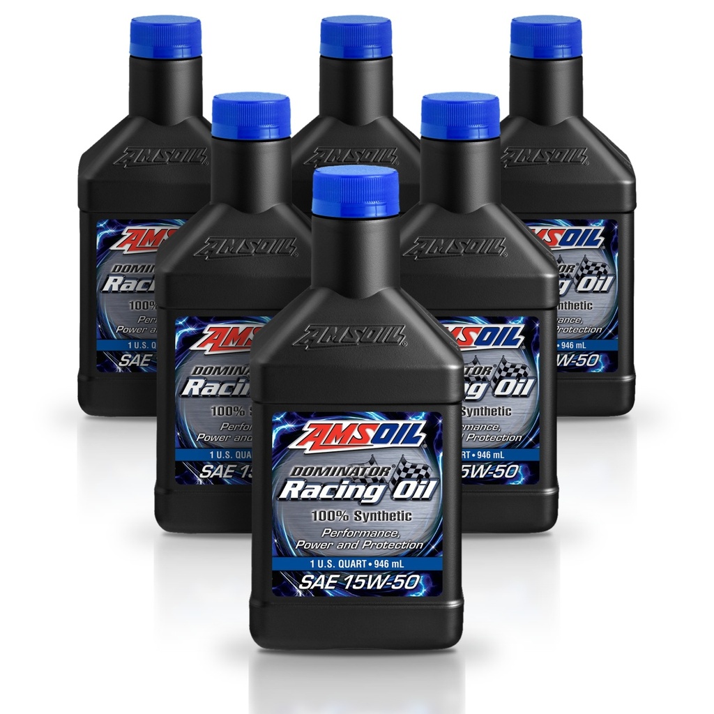 Kit 6 Litros DOMINATOR® SAE 15W-50 Synthetic Racing Oil AMSOIL