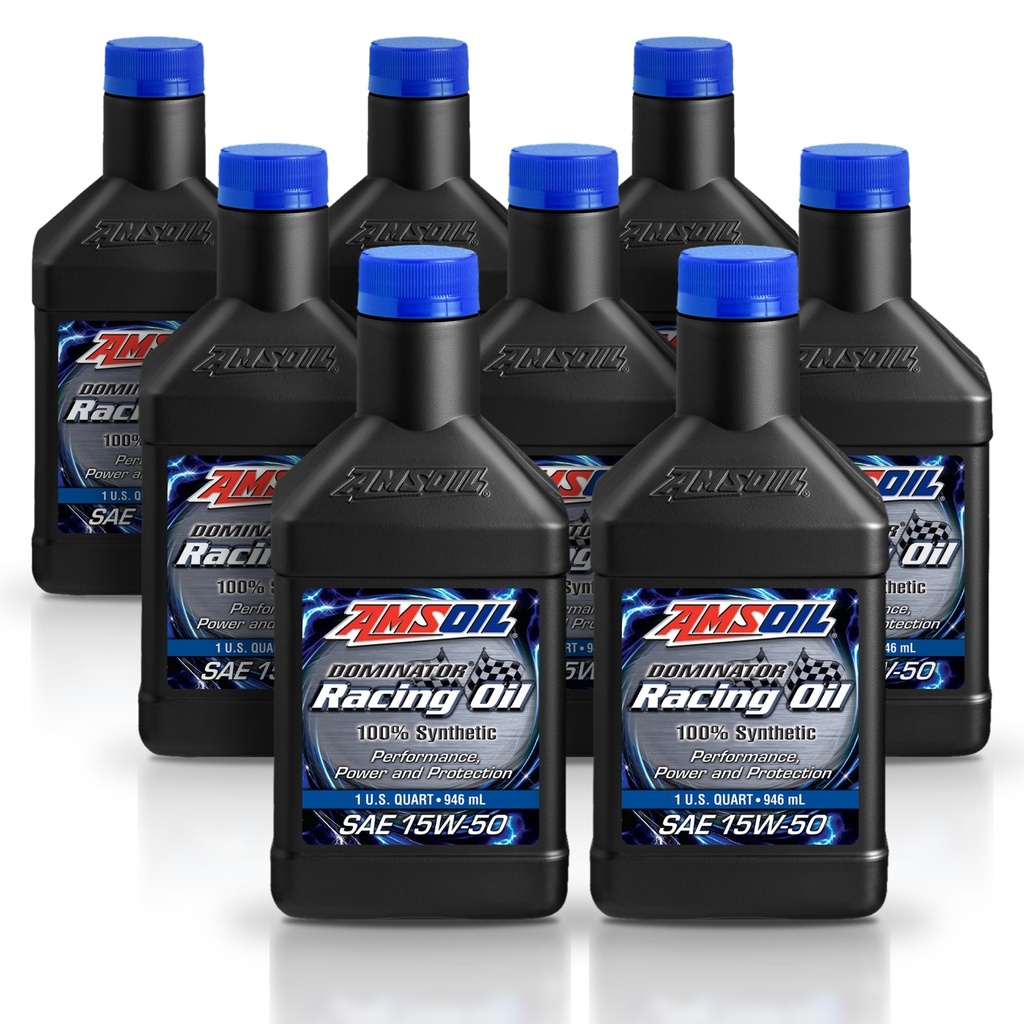 Kit 8 Litros DOMINATOR® SAE 15W-50 Synthetic Racing Oil AMSOIL
