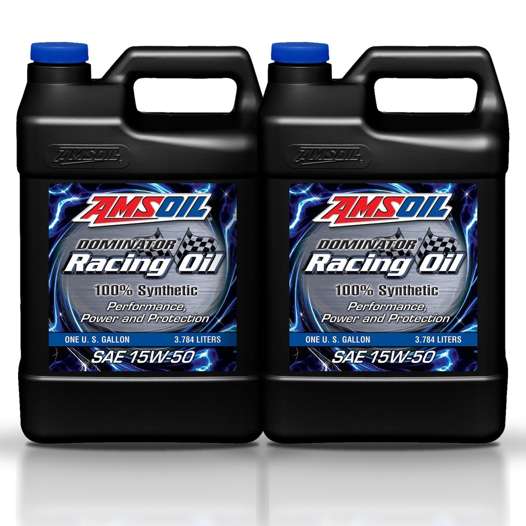 Kit 2 Galones DOMINATOR® SAE 15W-50 Synthetic Racing Oil AMSOIL