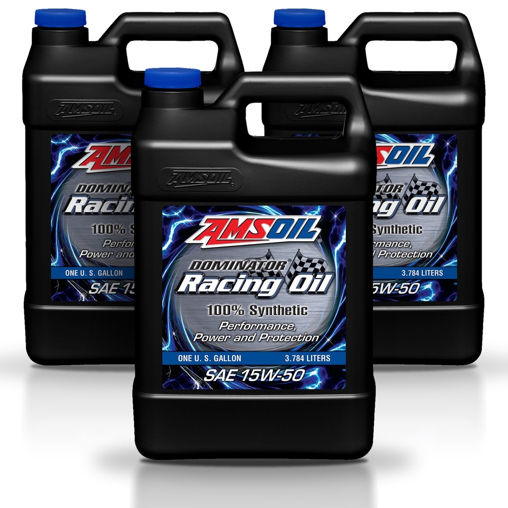 Kit 3 Galones DOMINATOR® SAE 15W-50 Synthetic Racing Oil AMSOIL
