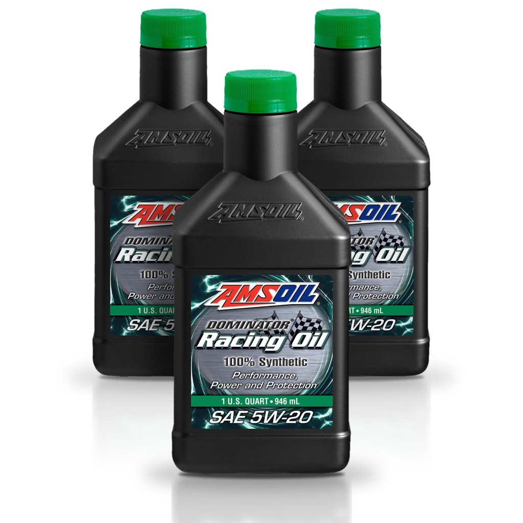 Kit 3 Litros DOMINATOR® SAE 5W-20 Synthetic Racing Oil AMSOIL