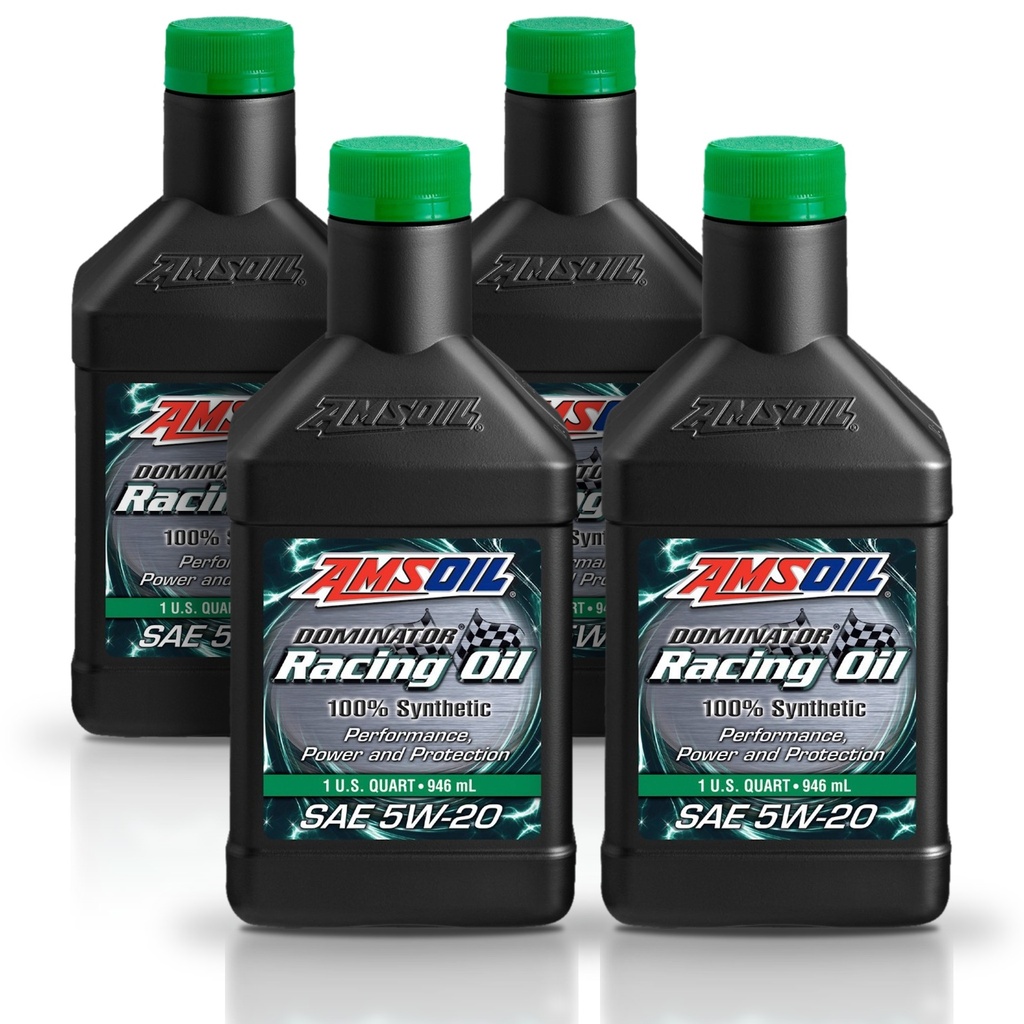 Kit 4 Litros DOMINATOR® SAE 5W-20 Synthetic Racing Oil AMSOIL