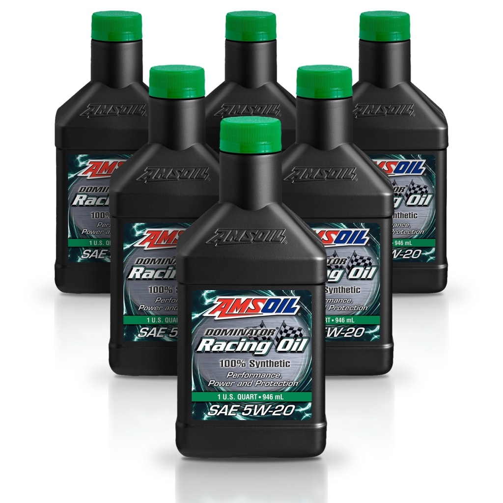 Kit 6 Litros DOMINATOR® SAE 5W-20 Synthetic Racing Oil AMSOIL