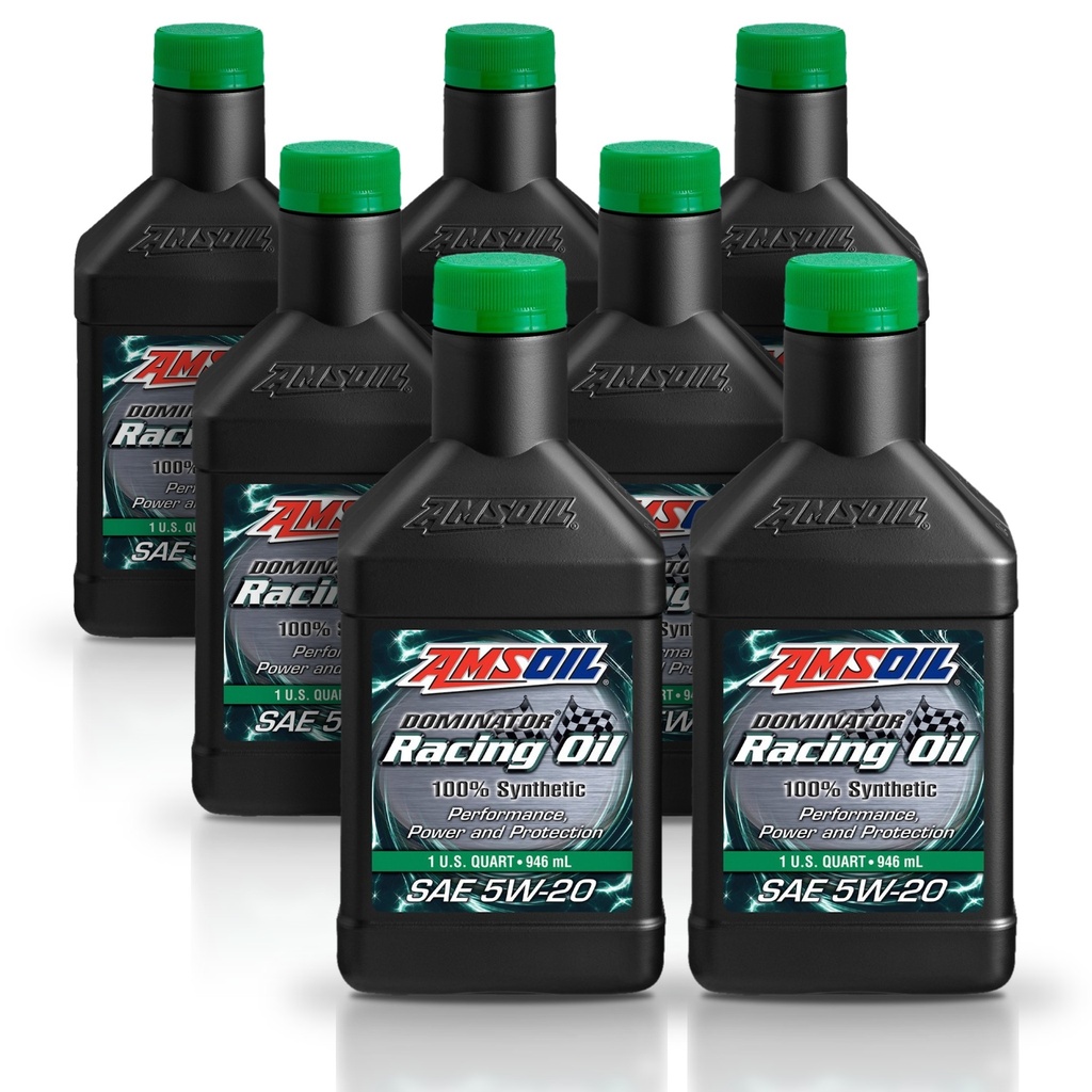 Kit 7 Litros DOMINATOR® SAE 5W-20 Synthetic Racing Oil AMSOIL