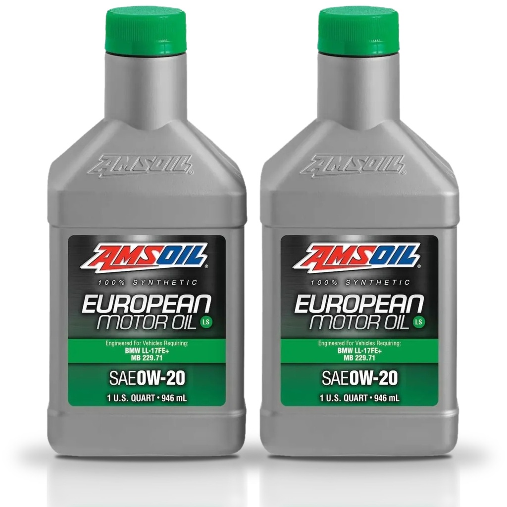 Kit 2 Litros European Car Formula 0W-20 LS Synthetic Motor Oil AMSOIL
