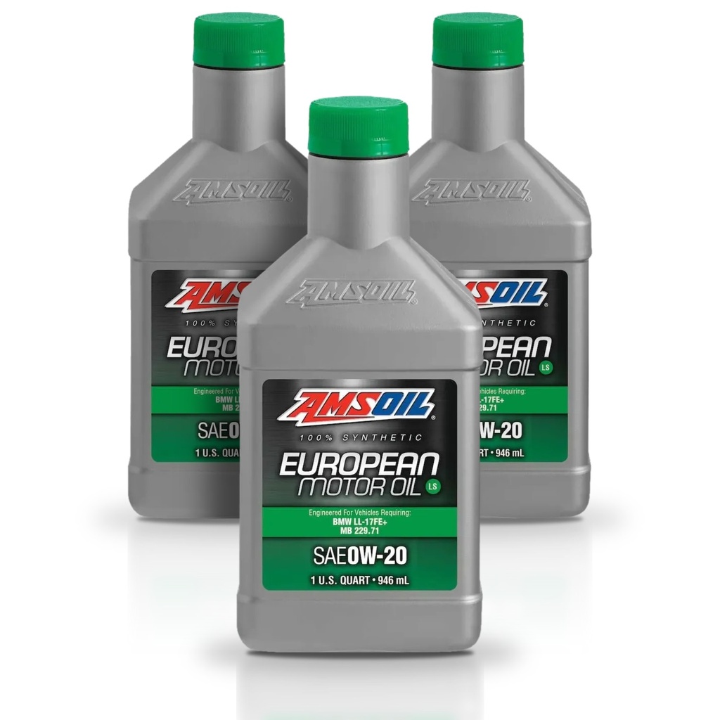 Kit 3 Litros European Car Formula 0W-20 LS Synthetic Motor Oil AMSOIL