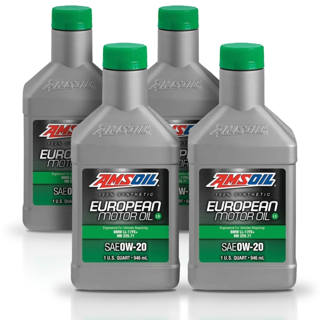 Kit 4 Litros European Car Formula 0W-20 LS Synthetic Motor Oil AMSOIL