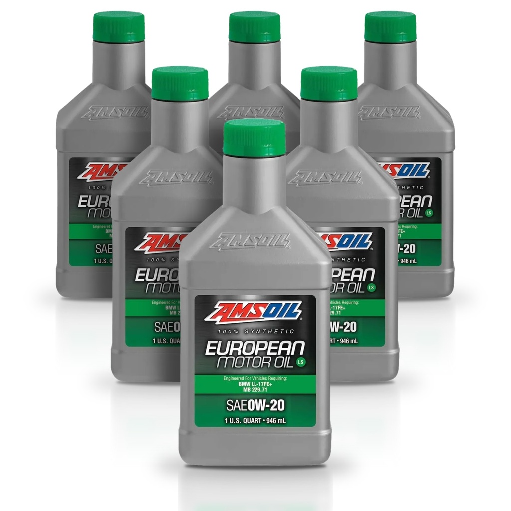 Kit 6 Litros European Car Formula 0W-20 LS Synthetic Motor Oil AMSOIL