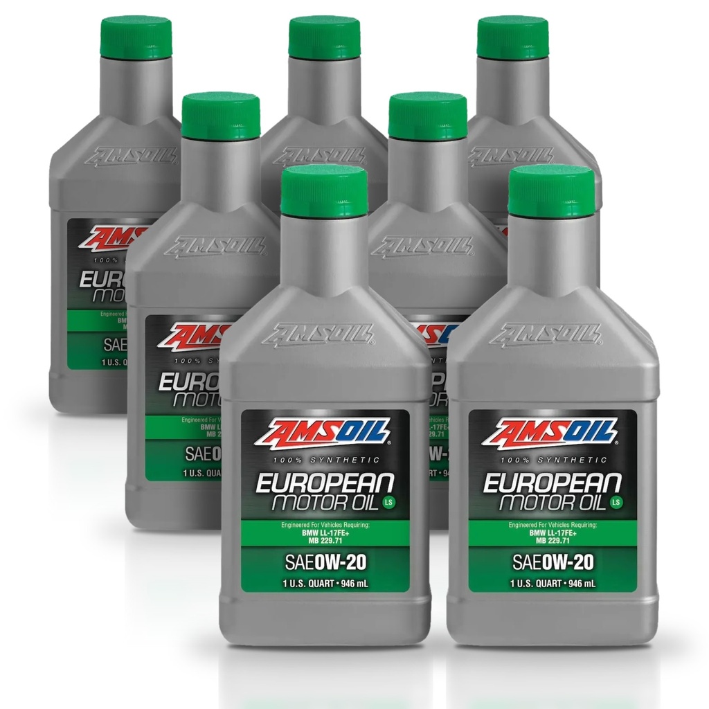 Kit 7 Litros European Car Formula 0W-20 LS Synthetic Motor Oil AMSOIL