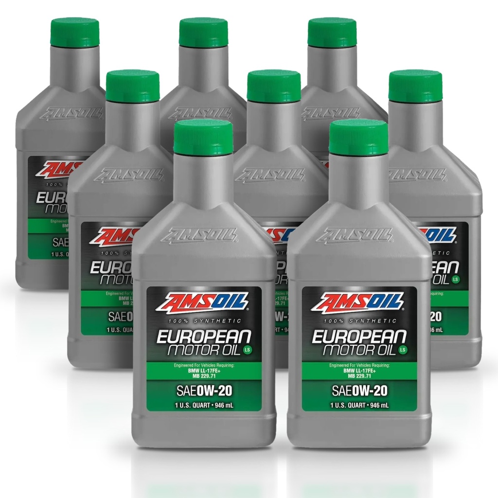 Kit 8 Litros European Car Formula 0W-20 LS Synthetic Motor Oil AMSOIL