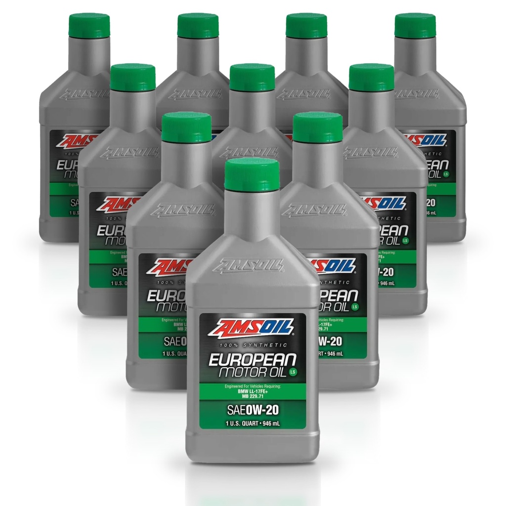 Kit 10 Litros European Car Formula 0W-20 LS Synthetic Motor Oil AMSOIL