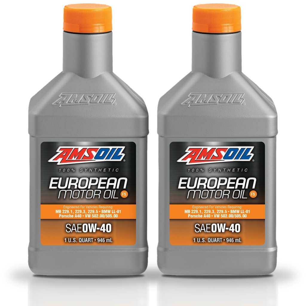 Kit 2 Litros European Car Formula 0W-40 FS Synthetic Motor Oil AMSOIL