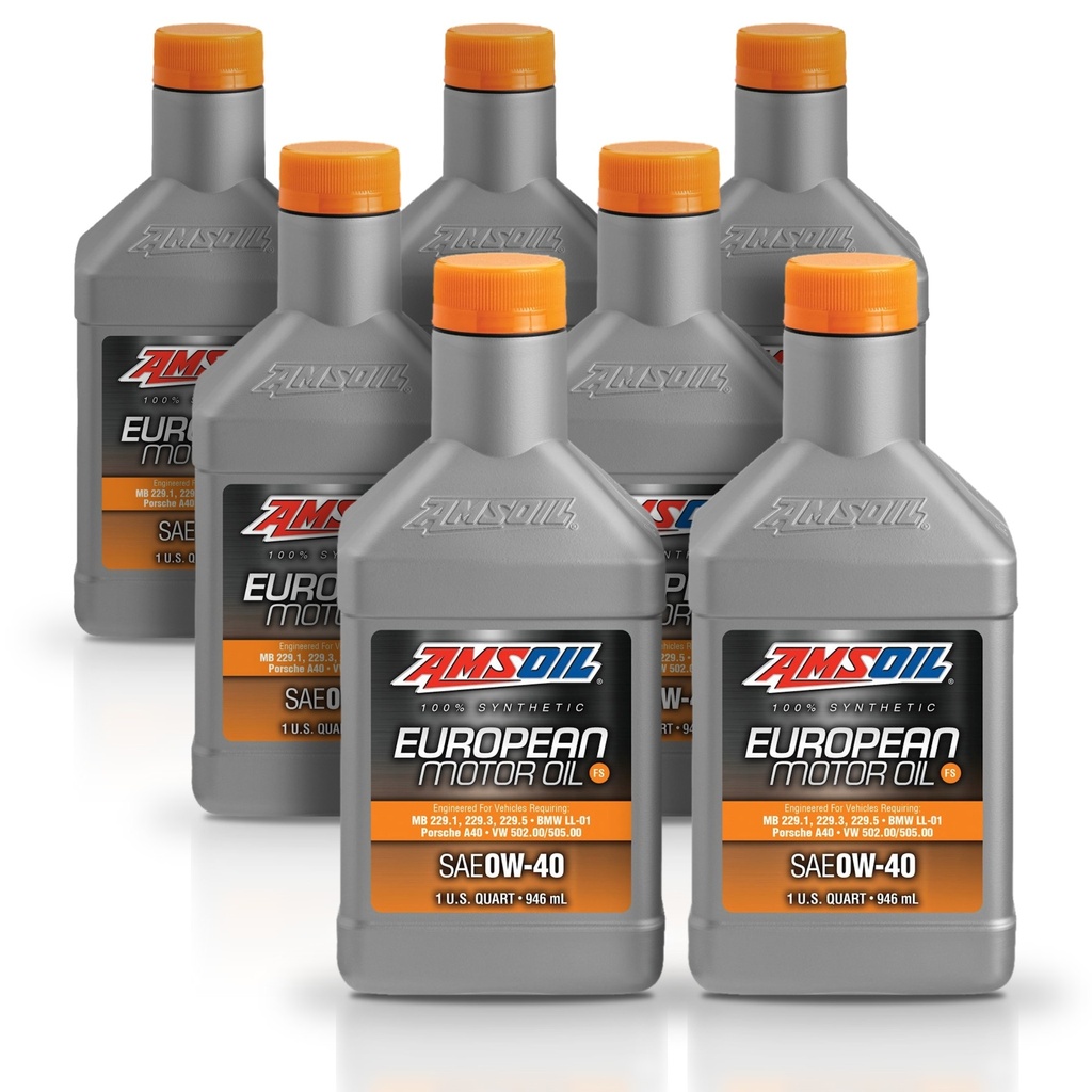Kit 7 Litros European Car Formula 0W-40 FS Synthetic Motor Oil AMSOIL