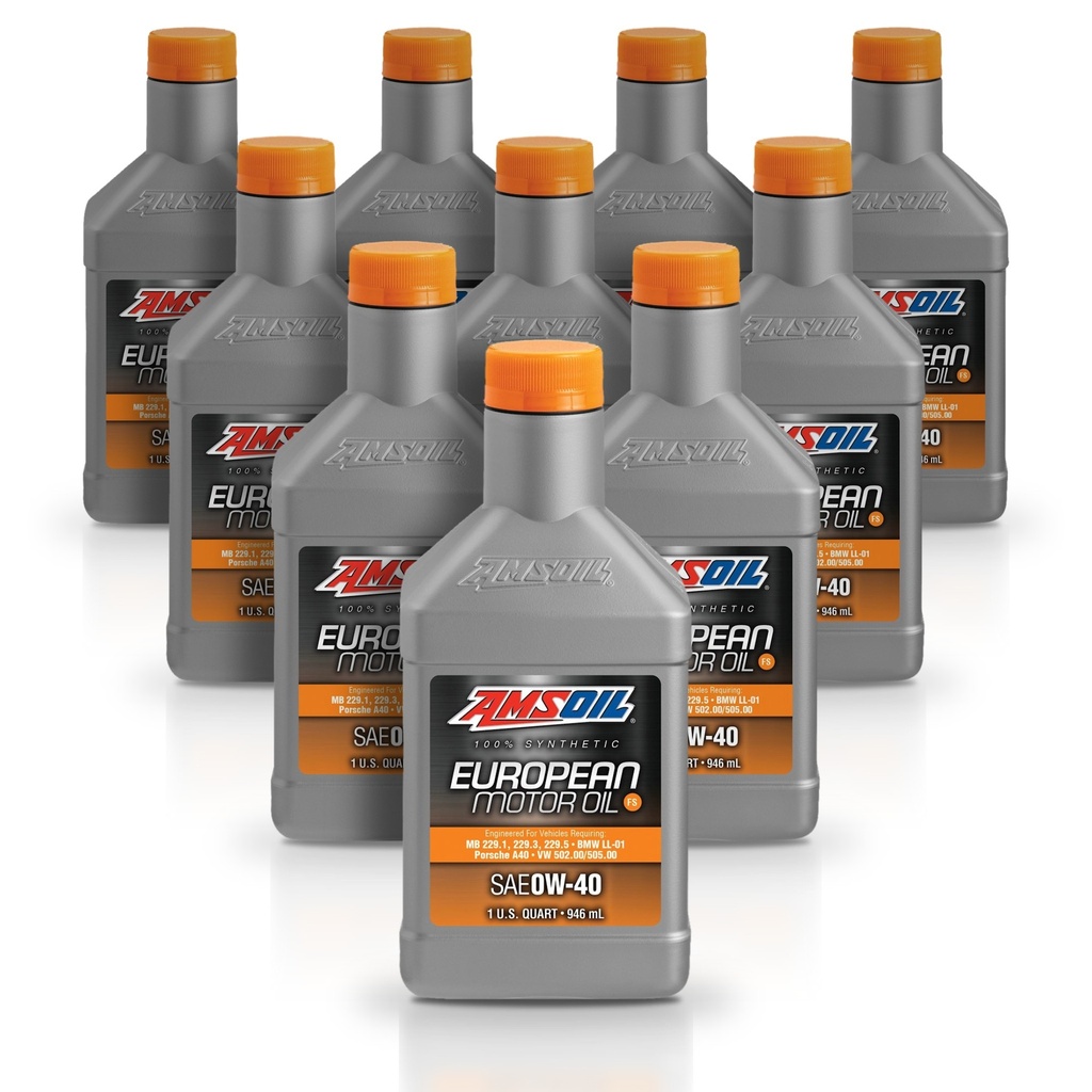 Kit 10 Litros European Car Formula 0W-40 FS Synthetic Motor Oil AMSOIL