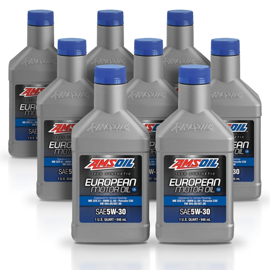 Kit 8 Litros European Car Formula 5W-30 LS Synthetic Motor Oil AMSOIL