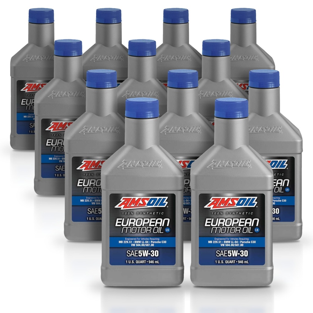 Kit 12 Litros European Car Formula 5W-30 LS Synthetic Motor Oil AMSOIL