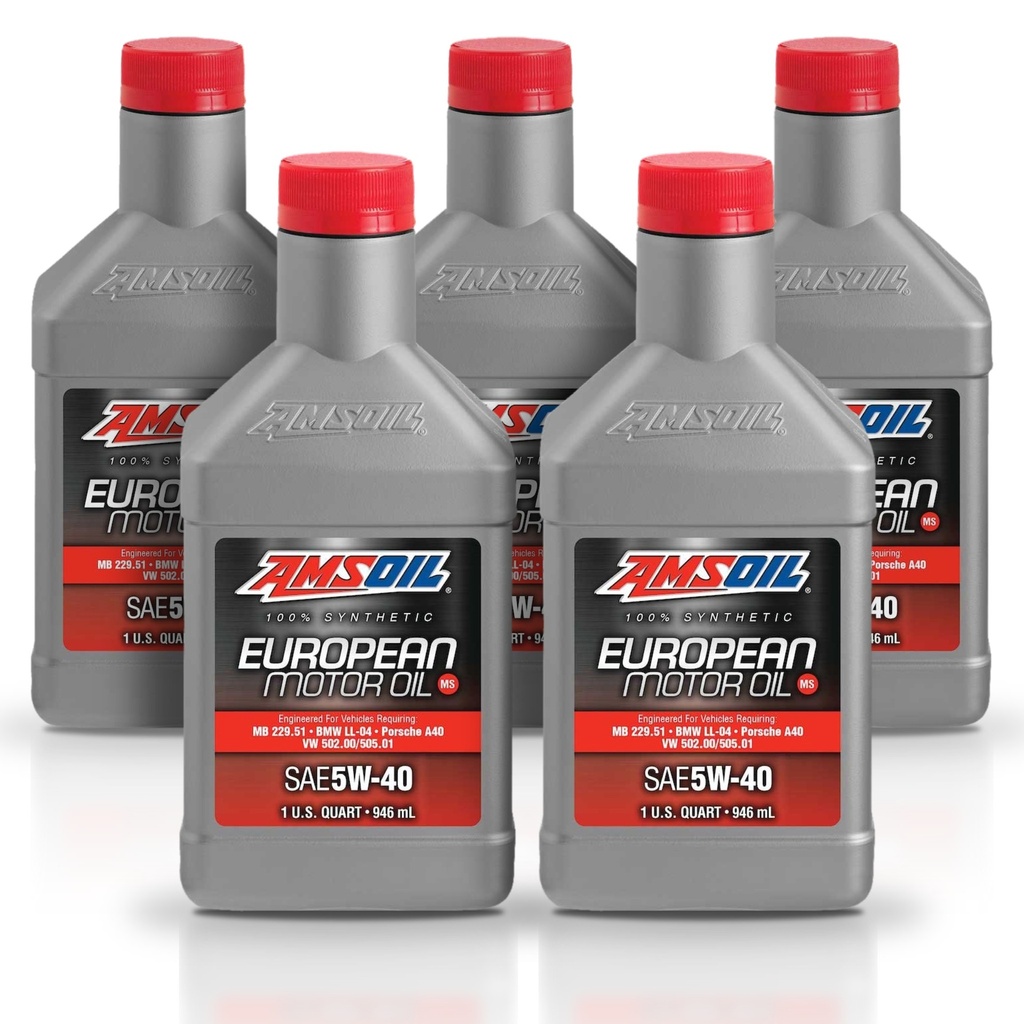 Kit 5 Litros European Car Formula 5W-40 MS Synthetic Motor Oil AMSOIL