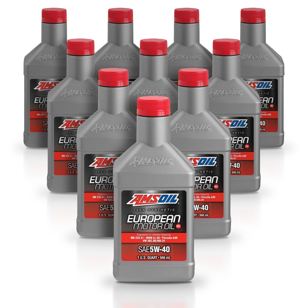 Kit 10 Litros European Car Formula 5W-40 MS Synthetic Motor Oil AMSOIL
