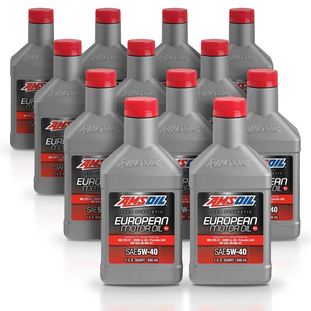 Kit 12 Litros European Car Formula 5W-40 MS Synthetic Motor Oil AMSOIL