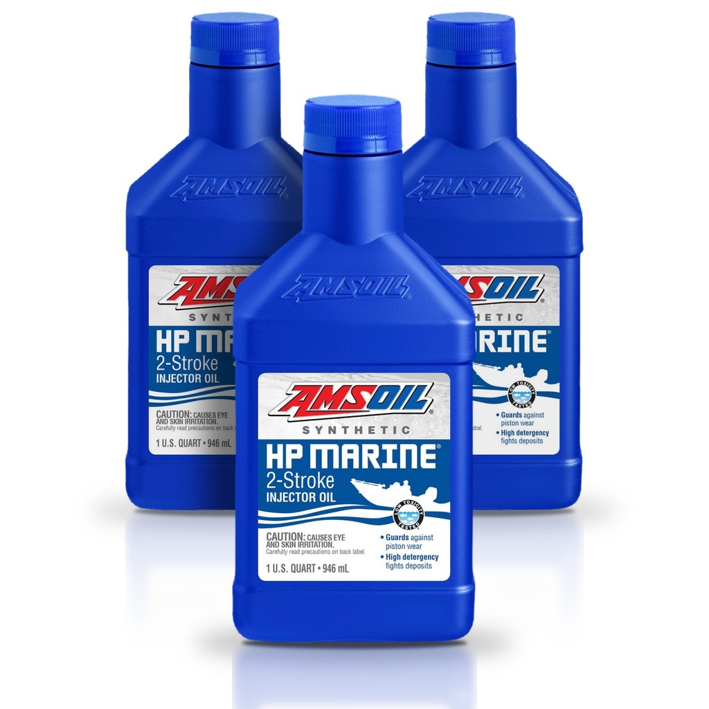 Kit 3 Litros HP Marine™ Synthetic 2-Stroke Oil AMSOIL
