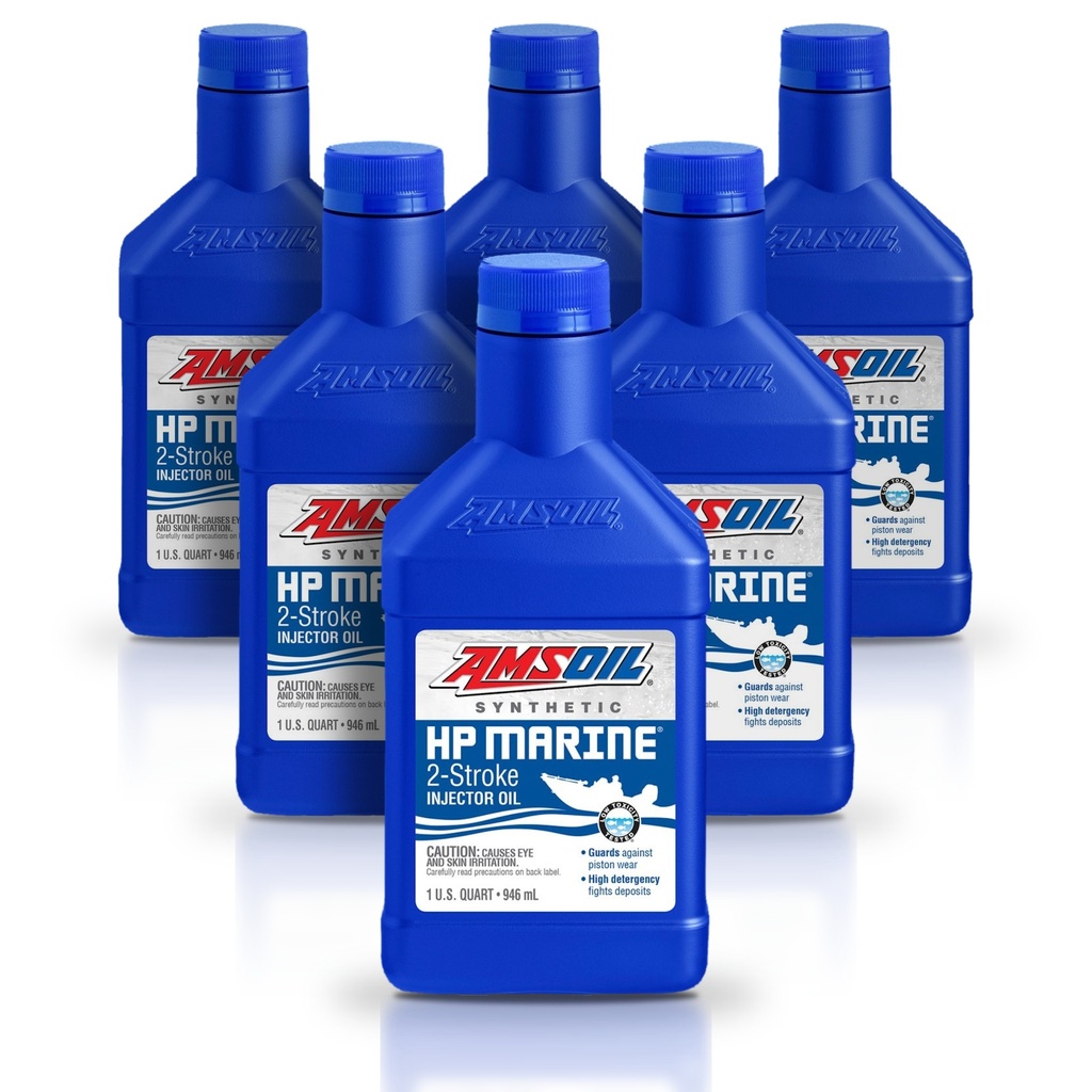 [KIT-AMHPMQT-6L] Kit 6 Litros HP Marine™ Synthetic 2-Stroke Oil AMSOIL