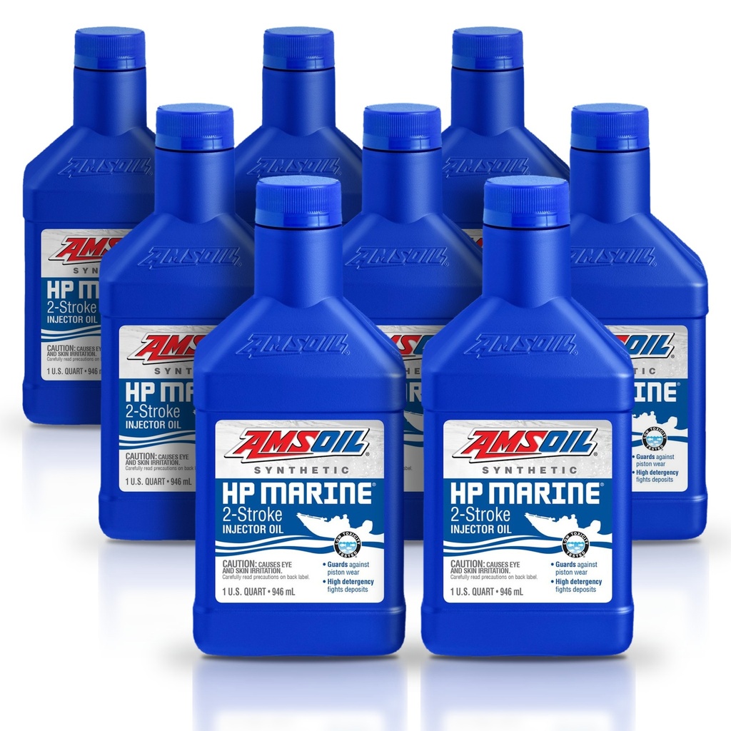 Kit 8 Litros HP Marine™ Synthetic 2-Stroke Oil AMSOIL