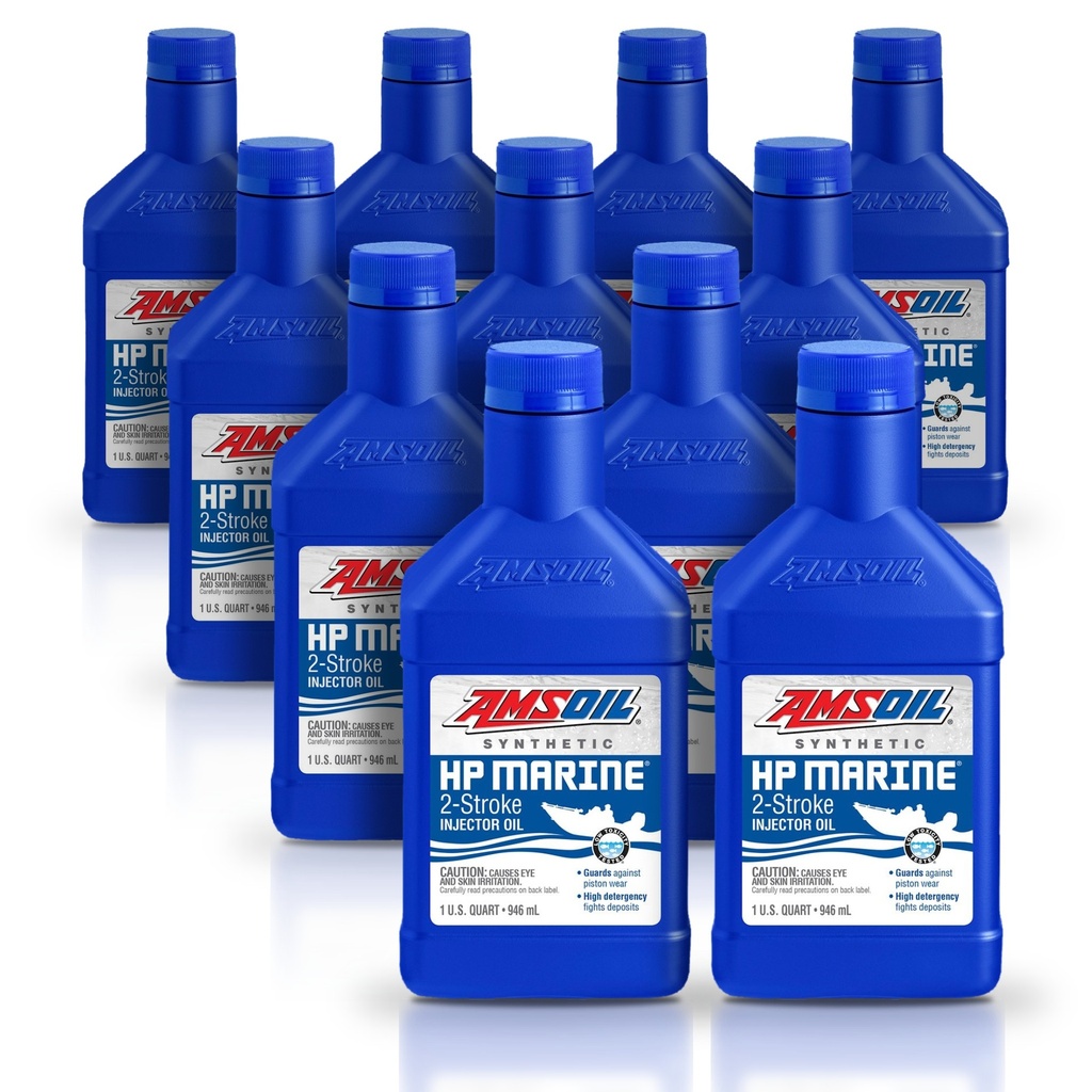 Kit 11 Litros HP Marine™ Synthetic 2-Stroke Oil AMSOIL