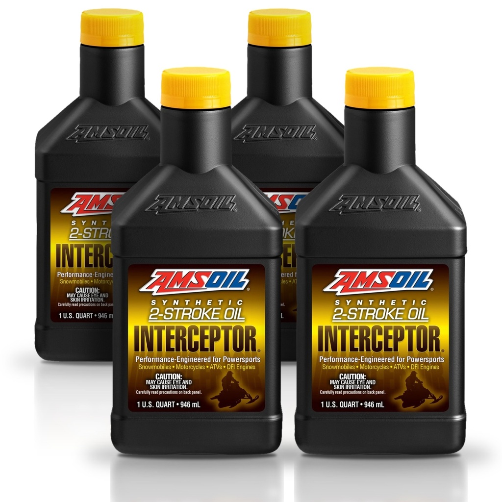 [KIT-AMAITQT-4L] Kit 4 Litros INTERCEPTOR® Synthetic 2-Stroke Oil AMSOIL