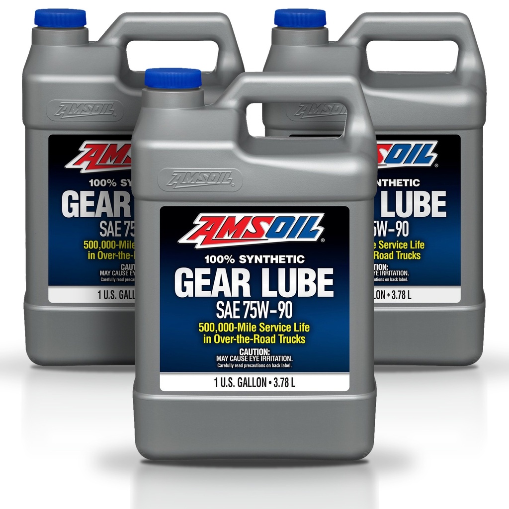 Kit 3 Galones Lubricante sint lar dur p/engran 75W-90 AMSOIL