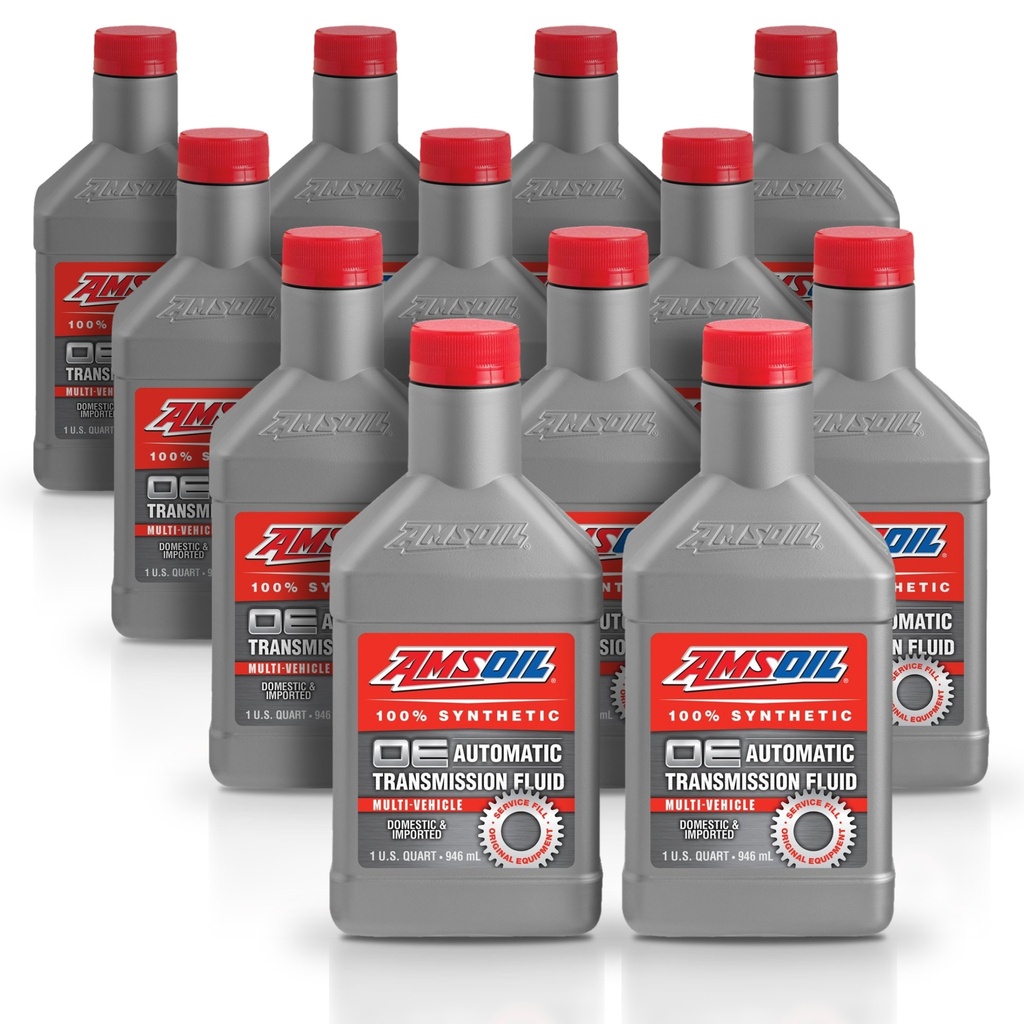 Kit 12 Litros OE Synthetic Multi-Vehicle Automatic Transmission Fluid AMSOIL