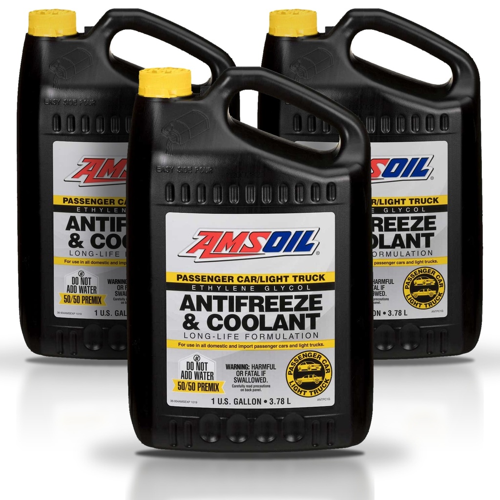 Kit 3 Galones Passenger Car & Light Truck Antifreeze & Coolant AMSOIL