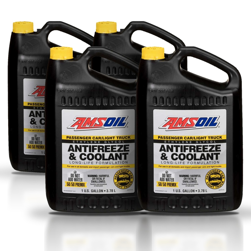 [KIT-AMANTPC1G-4G] Kit 4 Galones Passenger Car & Light Truck Antifreeze & Coolant AMSOIL