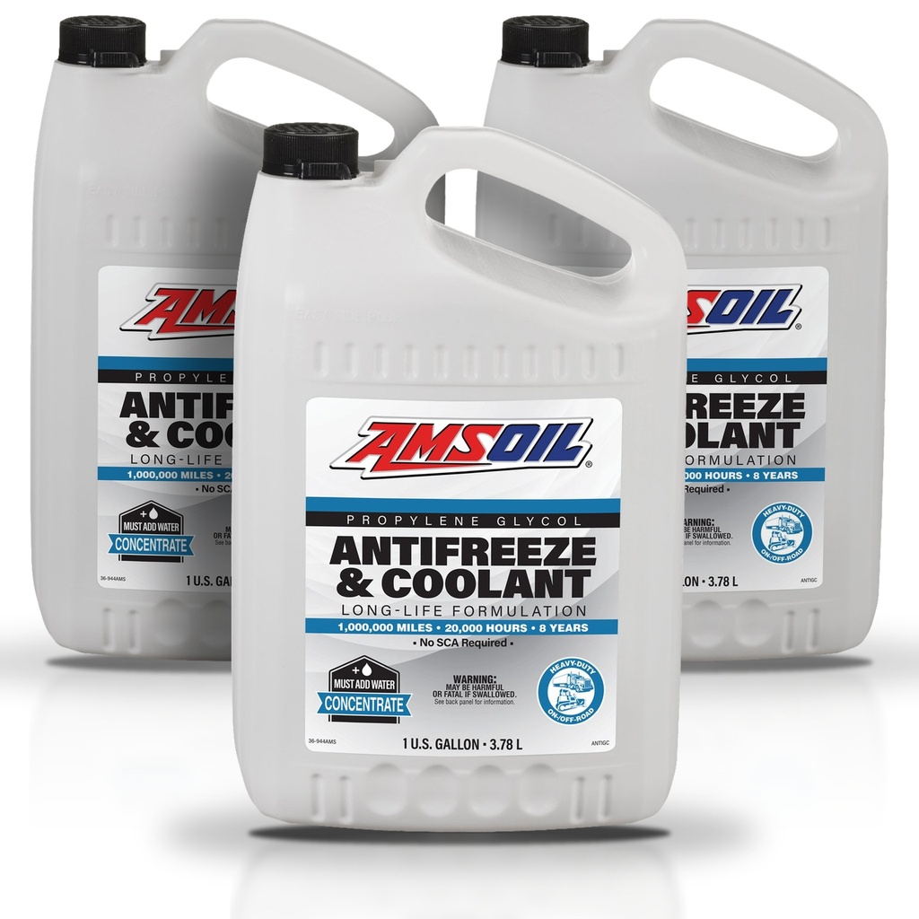 Kit 3 Galones Propylene Glycol Antifreeze & Coolant AMSOIL