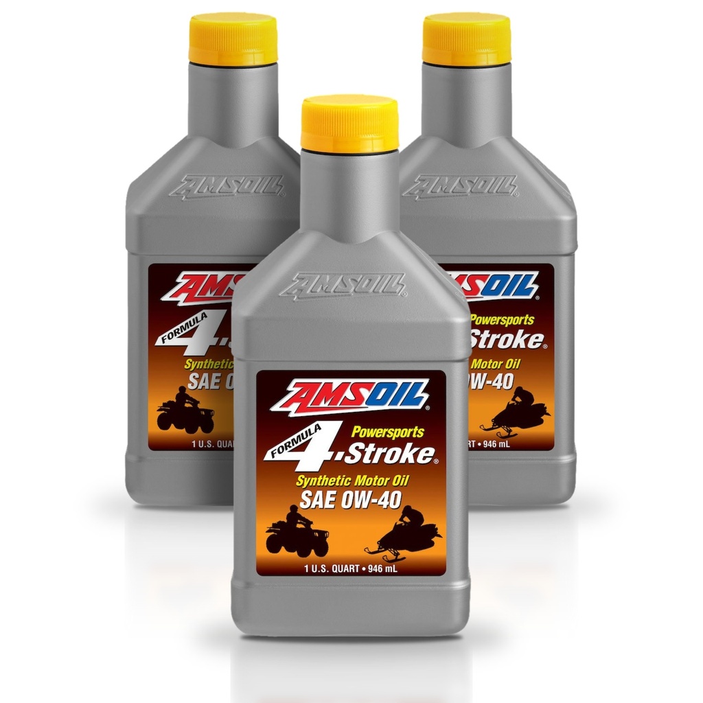 Kit 3 Litros SAE 0W-40 Formula 4-Stroke® Synthetic Power Sports Motor Oil AMSOIL