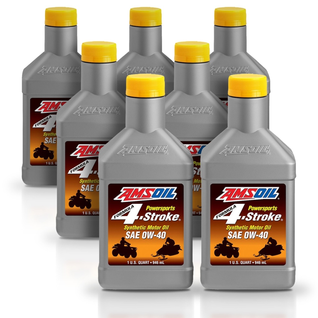 Kit 7 Litros SAE 0W-40 Formula 4-Stroke® Synthetic Power Sports Motor Oil AMSOIL