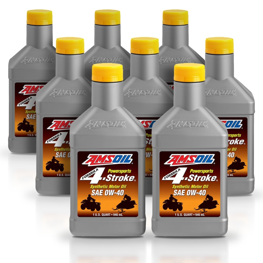 Kit 8 Litros SAE 0W-40 Formula 4-Stroke® Synthetic Power Sports Motor Oil AMSOIL