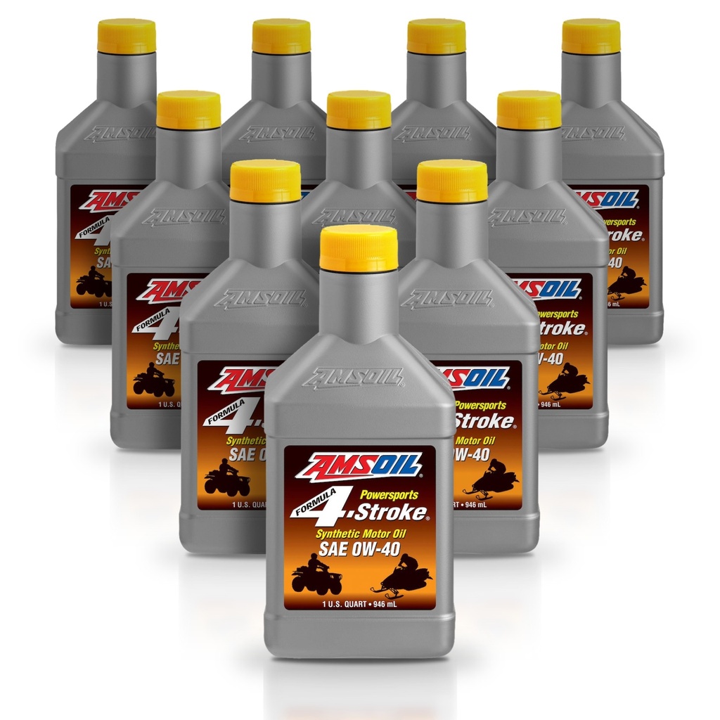 Kit 10 Litros SAE 0W-40 Formula 4-Stroke® Synthetic Power Sports Motor Oil AMSOIL
