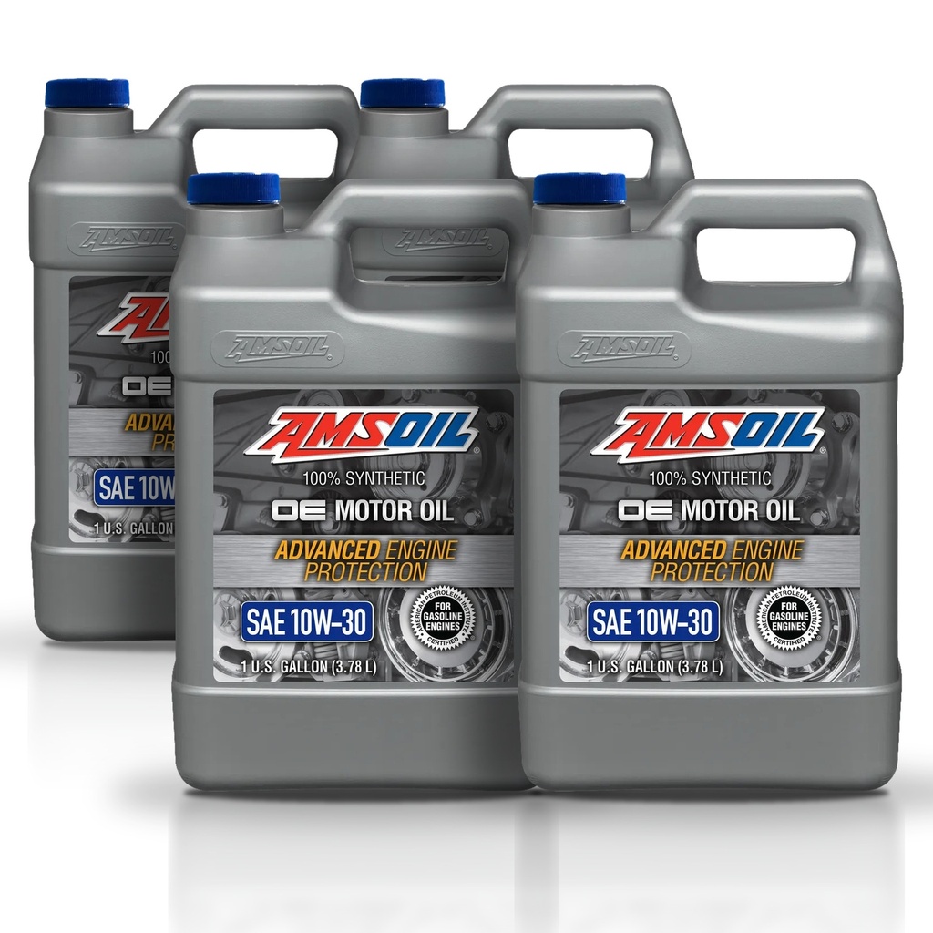 [KIT-AMOET1G-4G] Kit 4 Galones SAE 10W30 OE Synthetic Motor Oil AMSOIL