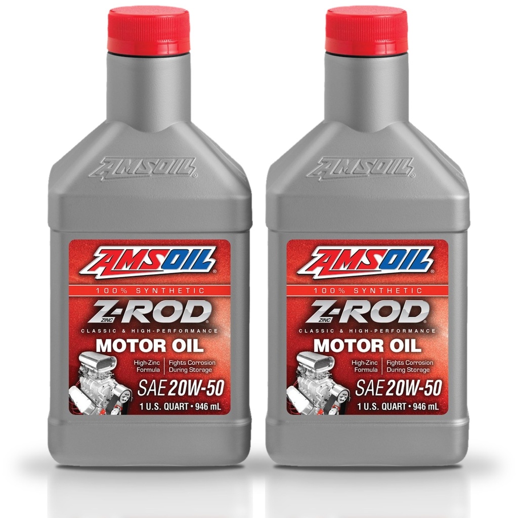 Kit 2 Litros SAE 20W-50 Z-ROD™ Synthetic Motor Oil AMSOIL