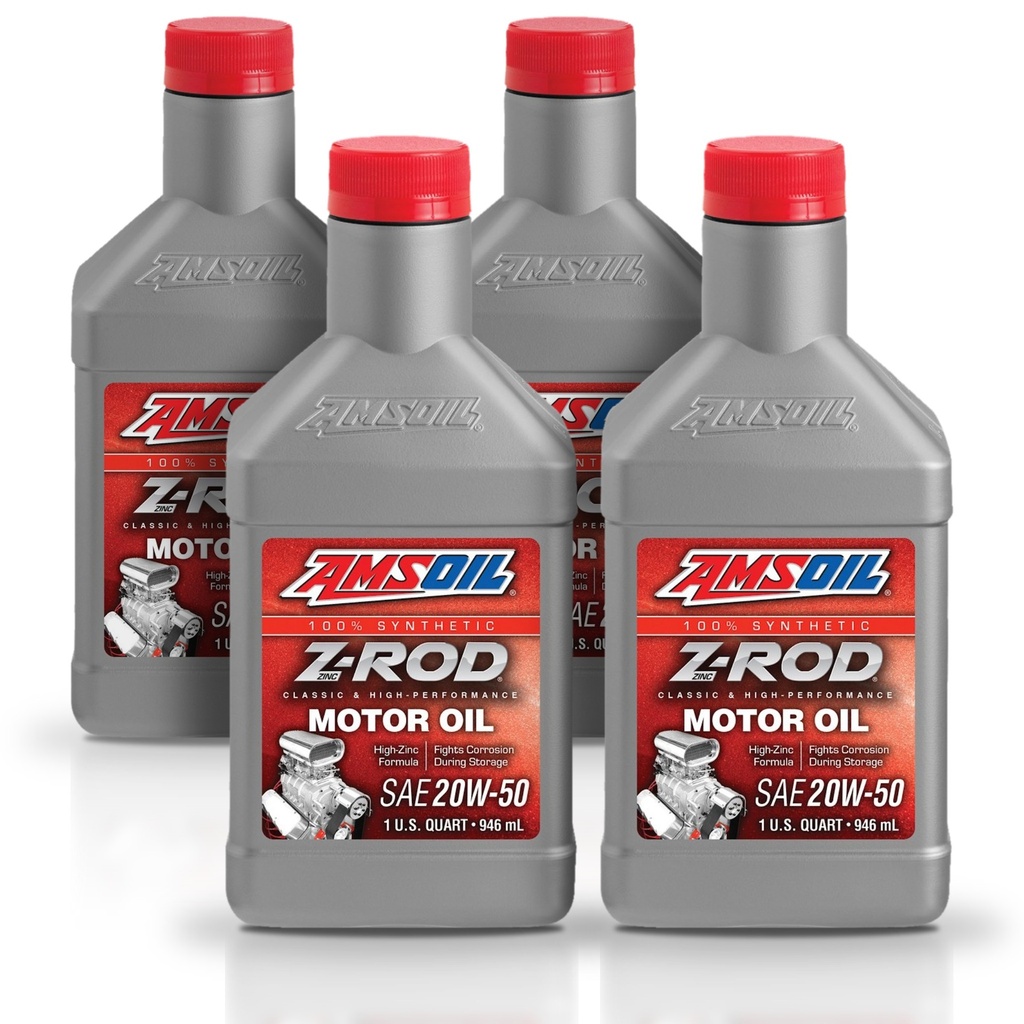 Kit 4 Litros SAE 20W-50 Z-ROD™ Synthetic Motor Oil AMSOIL