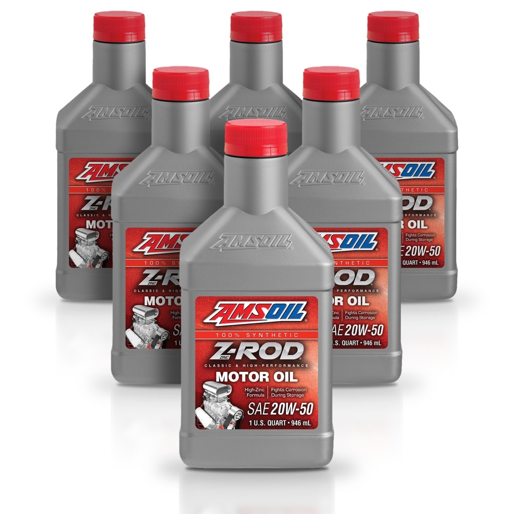 Kit 6 Litros SAE 20W-50 Z-ROD™ Synthetic Motor Oil AMSOIL