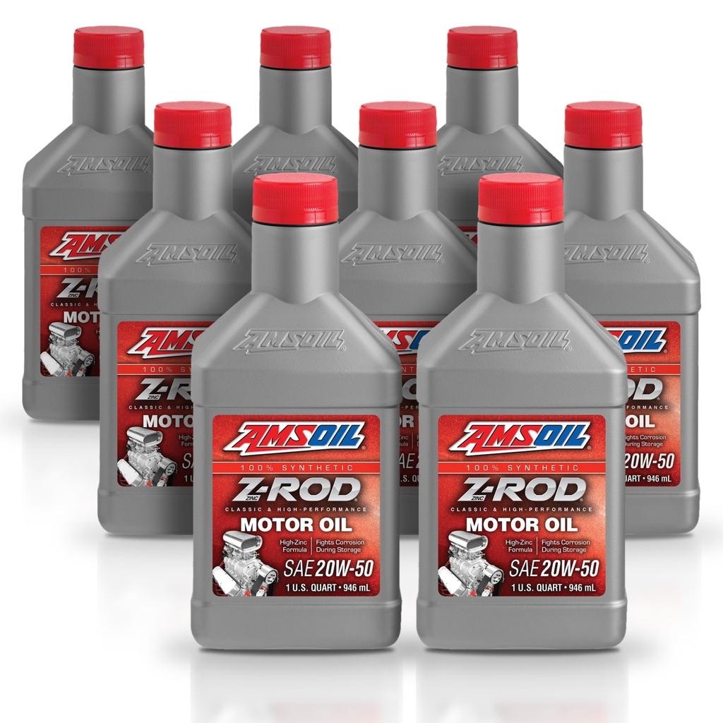 Kit 8 Litros SAE 20W-50 Z-ROD™ Synthetic Motor Oil AMSOIL