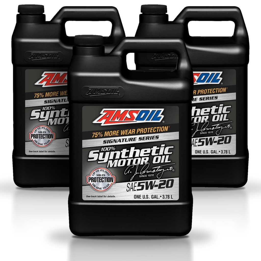 Kit 3 Galones SAE 5W-20 Synthetic Motor Oil AMSOIL