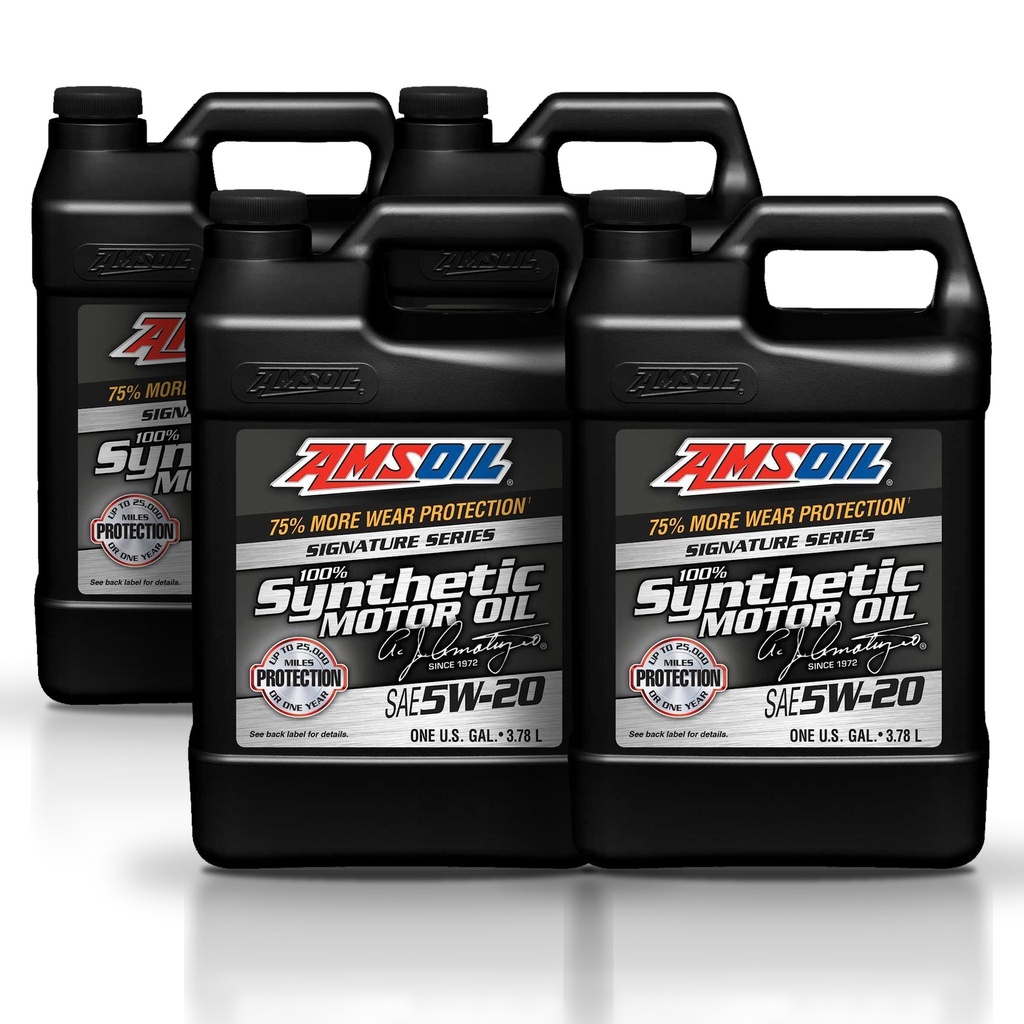 Kit 4 Galones SAE 5W-20 Synthetic Motor Oil AMSOIL